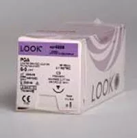 0 PolySyn Suture, Violet Braided, 27"/70cm, T8, 36.6mm 1/2 Circle, 12/bxLook 340B