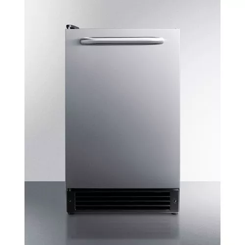 15 lb. Drain-Free built-in IcemakerDoor Swing LHD , Stainless SteelSummit BIM26LHD