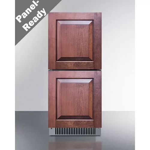15" Wide 2-Drawer All-Refrigerator, ADA Compliant (Panels Not Included)SummitADRD15PNR