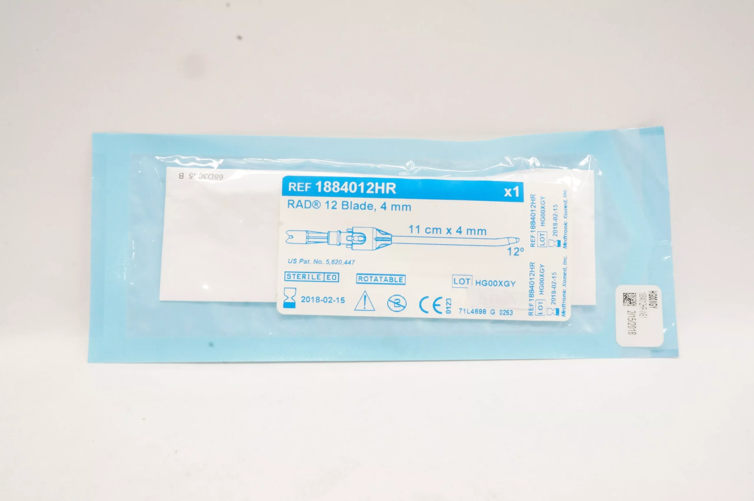 1884012HR RAD 12, 11cm x 4mm x 12 deg. ~ Exp.