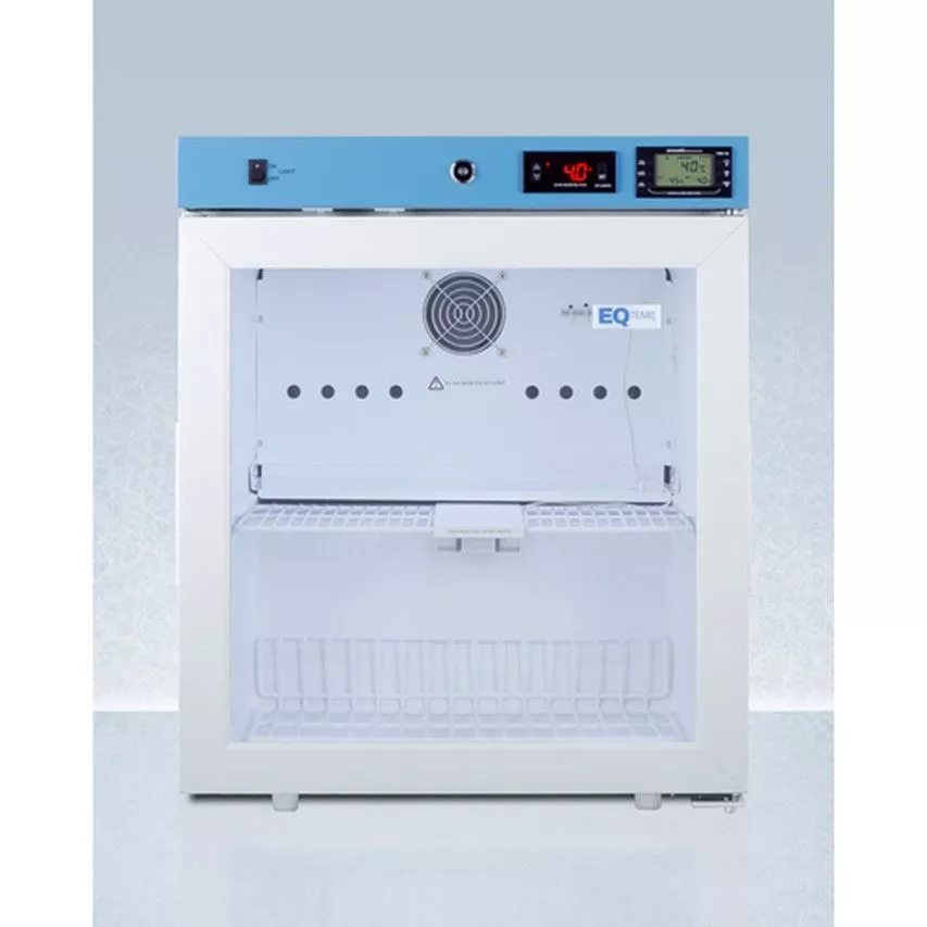 19" Wide Compact Healthcare Refrigerator LHD , GlassSummit ACR22GLHD