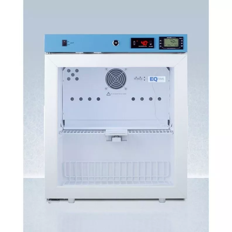 19" Wide Compact Healthcare RefrigeratorLHD , GlassSummitACR162GLHD