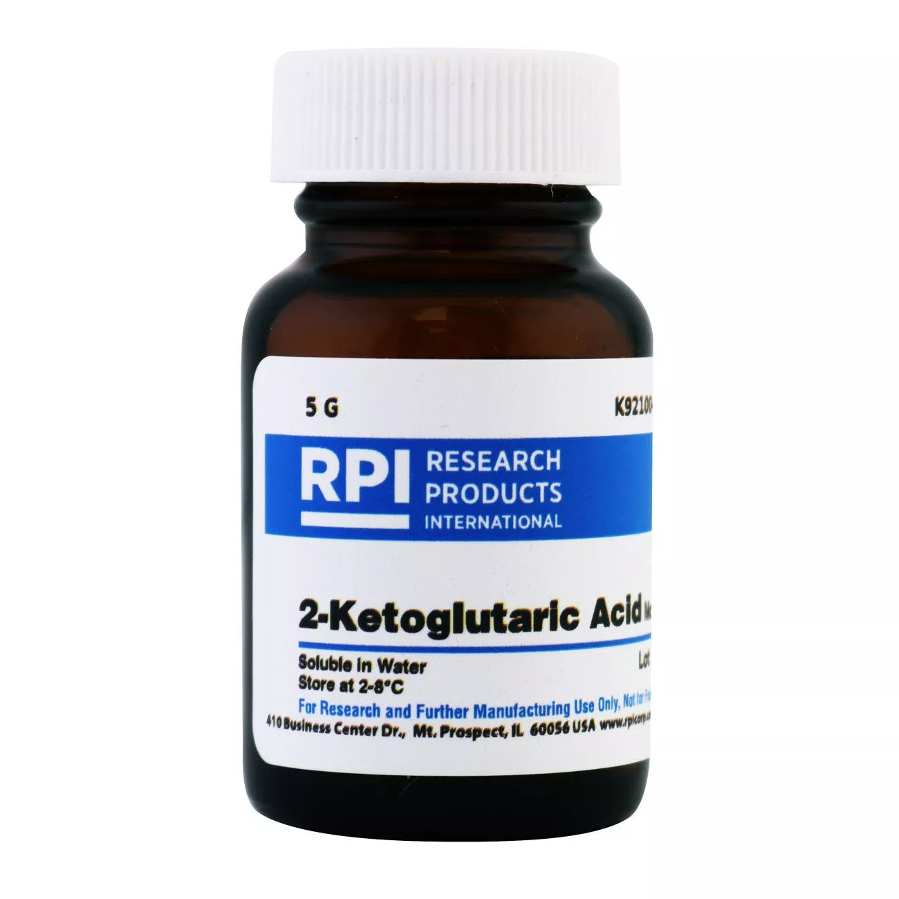 2-Ketoglutaric Acid Monopotassium Salt,5 Grams RP-K92100-5.0