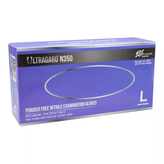 200ct Ultragard 4 mil Powder Freenitrile exam gloves, violet Size Small , 200/Box , 10 Box/CaseN350-S