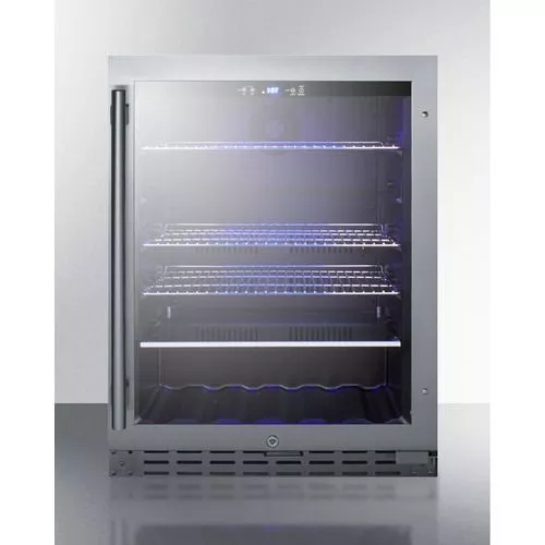 24" Wide Built-In Beverage Cooler,ADA CompliantDoor Swing RHD , GlassSummit ALBV2466