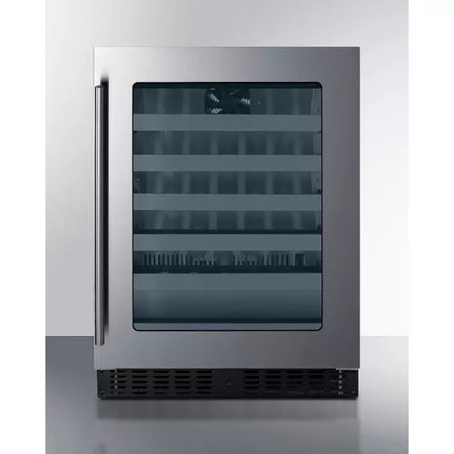 24" Wide Built-In Wine Cellar,ADA Compliant Door Swing RHD , GlassSummit ASDW2412