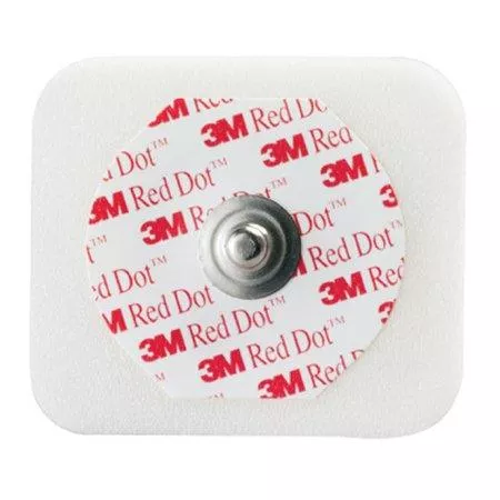 3M ECG Snap Electrode 3M Red Dot Monitoring Radiolucent 10 per Pack - M-368361-1838 | Case of 1000