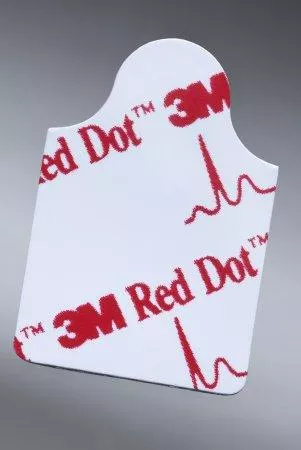 3M ECG Tab Electrode 3M Red Dot Resting Non-Radiolucent 100 per Pack - M-512994-1603 | Bag of 1