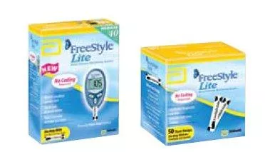 Abbott Blood Glucose Control Solution FreeStyle Lite Blood Glucose Testing 2 X 4 mL Normal Level - M-723670-2017 | Case of 6