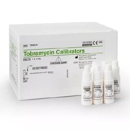 Abbott Calibrator Aero Multinight Tobramycin 6 X 1 mL For Architect C16000, Architect C4000, Architect C4100, Architect C8000, Architect CI16200, Architect CI8200 Analyzer - M-925805-4724 | Box of 1