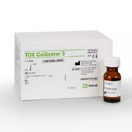 Abbott Calibrator Architect Multigent TOX 3 1 X 5 mL For Architect C16000, Architect C4000, Architect C4100, Architect C8000, Architect CI16200, Architect CI8200 Analyzer - M-974413-4504 | Box of 1