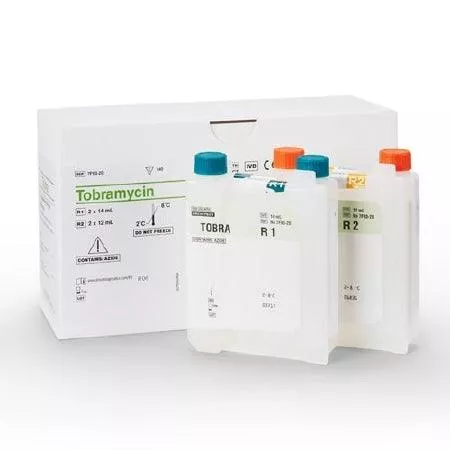 Abbott Reagent Multigent Therapeutic Drug Monitoring Tobramycin (TOB) 140 Tests 140 Tests - M-886826-2901 | Box of 140