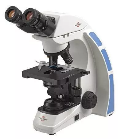 Accu-Scope Inc 3000-LED Series Microscope Siedentopf Type Binocular Head Plan Phase Contrast 10X, 40XR 110 to 240V Mechanical Stage - M-1051437-4128 - Each