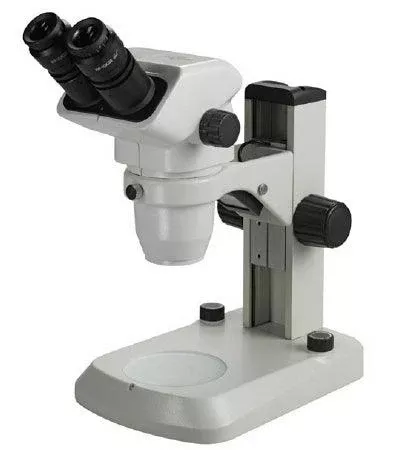 Accu-Scope Inc 3075 Zoom Stereo Series Microscope Binocular Head 0.67X to 4.5X Diffused Frosted Glass Stage Plate with Even Illumination - M-1044383-13 - Each