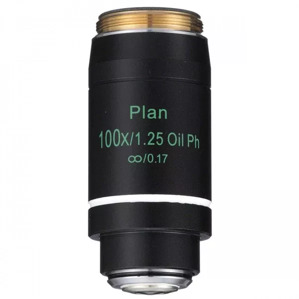 Accu-Scope Inc Objective Lens 100XR Oil Infinity Plan Phase Objective, N.A. 1.25, W.D. 0.18mm For EXC-350 Microscope Series - M-1044381-2880 | Each