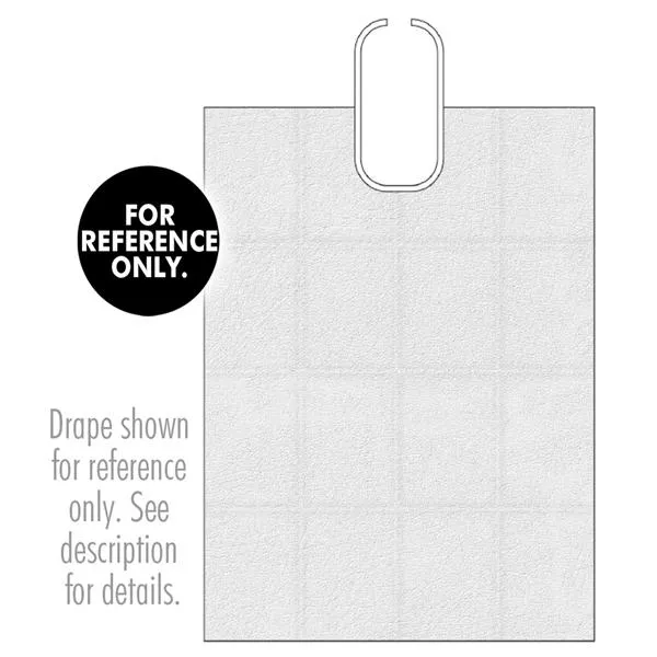 ACE Surgical Supply Drape Pateint 4x32" Half Length White Non-Sterile 12/Pk