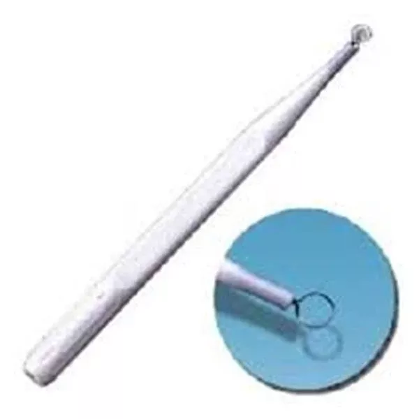 Acuderm Curette Dermal 2mm 2mm Loop Tip White Disposable 25/Bx
