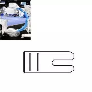 Advanced Medical Designs Drape C-Arm 41x85" Mini Clear 10/Ca