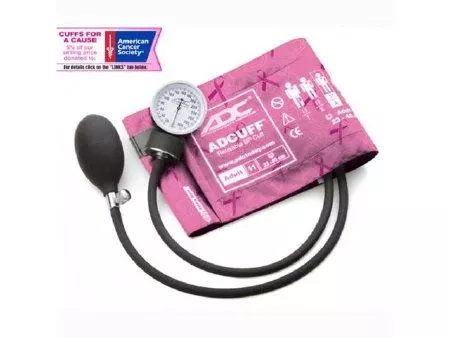 American Diagnostic Corp Aneroid Sphygmomanometer with Cuff Prosphyg 2-Tube Pocket Size Hand Held Adult Size 11 Cuff - M-992804-2593 | Each