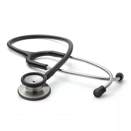American Diagnostic Corp Classic Stethoscope Adscope 603 Black 1-Tube 22 Inch Tube Double-Sided Chestpiece - M-363826-2604 | Each