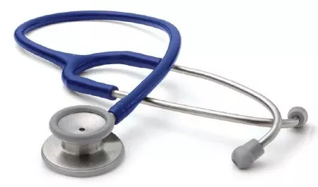 American Diagnostic Corp Classic Stethoscope Adscope 603 Royal Blue 1-Tube 22 Inch Tube Double-Sided Chestpiece - M-466020-4960 | Each