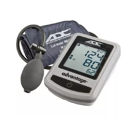 American Diagnostic Corp Digital Aneroid Sphygmomanometer with Cuff Advantage 1-Tube Semi Automatic In Home Use Adult Medium Cuff - M-942857-3781 | Each