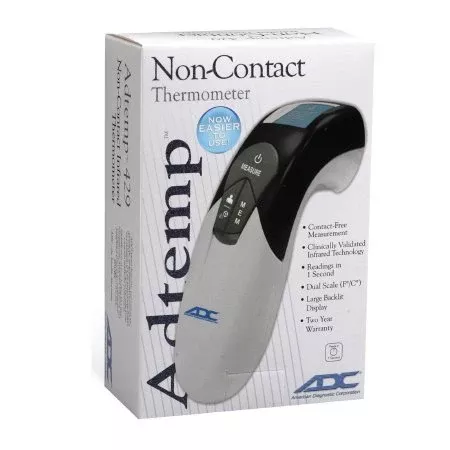 American Diagnostic Corp Non-Contact Skin Surface Thermometer Adtemp Infrared Skin Probe Handheld - M-1160528-3063 | Each