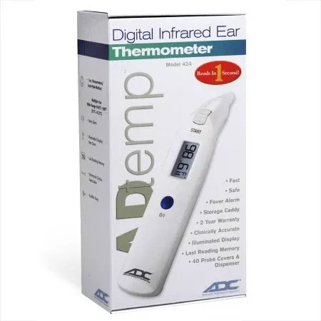 American Diagnostic Corp Tympanic Ear Thermometer Adtemp Ear Probe Handheld - M-719287-3621 | Each