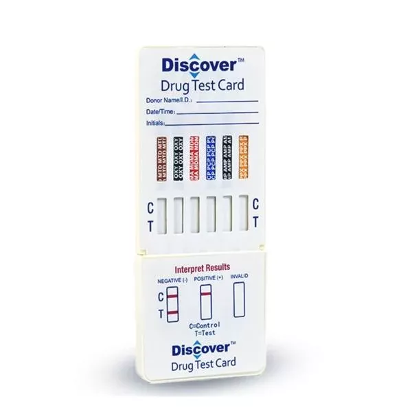 American ScreeningDiscover Drug Test Card CLIA Waived 11 Panel Ea