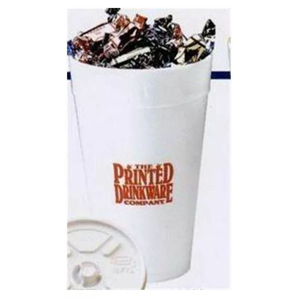 American ThresholdCup Drinking Styrofoam 32 oz White 500/Ca
