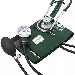 Aneroid Sphygmomanometer Combo Kit Combo Kit Size 11 Nylon Cuff 22 Inch Stethoscope Tube Sprague Rappaport Stethoscope - M-1089467-3437 | Each