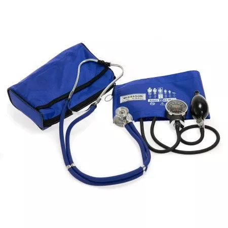 Aneroid Sphygmomanometer Combo Kit Pocket Style Hand Held Size 11 Nylon Cuff 22 Inch Stethoscope Tube Sprague Rappaport Stethoscope - M-803191-1882 | Box of 1