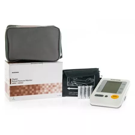 Aneroid Sphygmomanometer with Cuff McKesson Brand 1-Tube Automatic Inflation Adult Large Cuff - M-854388-4196 | Each