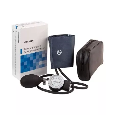 Aneroid Sphygmomanometer with Cuff McKesson Brand 2-Tube Pocket Size Hand Held Small Adult / Child Small Cuff - M-803196-2434 | Box of 1