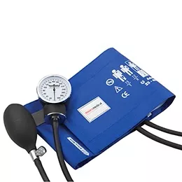 Aneroid Sphygmomanometer with Cuff McKesson Deluxe 2-Tube Pocket Size Hand Held Adult Large Cuff - M-1067608-2869 | Each