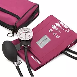 Aneroid Sphygmomanometer with Cuff McKesson Premium 2-Tube Pocket Size Hand Held Adult Large Cuff - M-1067616-1697 | Case of 12