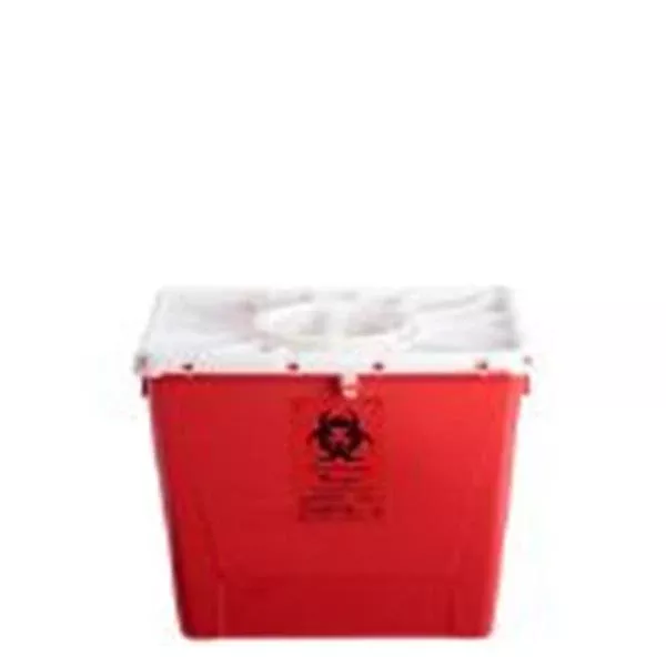 AP Medical Container Biohazard RCRA 8gal Polyethylene Symbol Black 9/Ca
