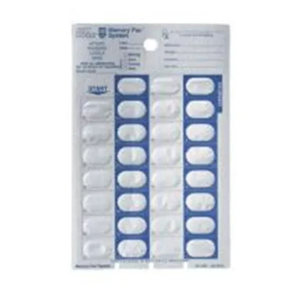 Apothecary Products Card 31-Dose Cold Seal 500/Ca