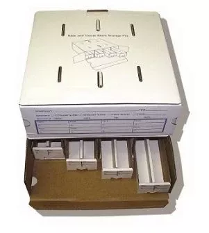 Azer Scientific Slide Storage Box 2000 Slides, 4 Drawer For Microscope Slides - M-1036457-1186 | Case of 10