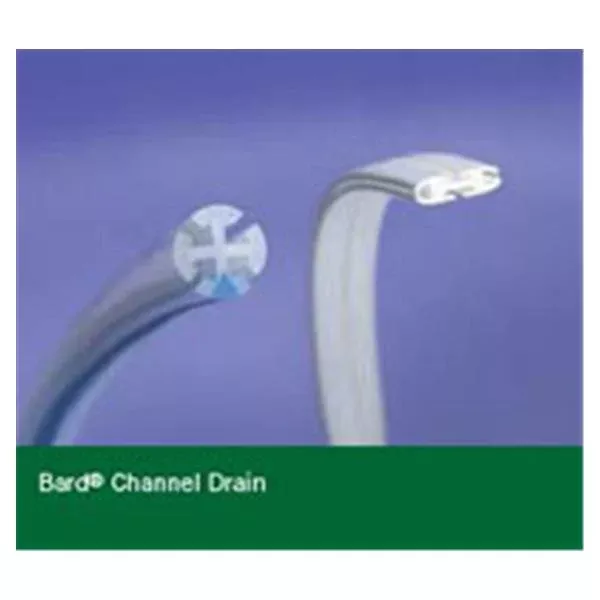 Bard Medical Division Drain Channel Silicone 10Fr 1/8" Full Fluted Round Tip Strl 10/Ca (72226)