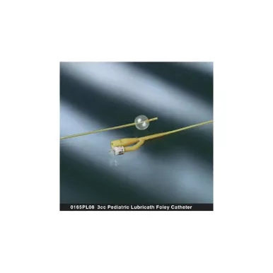Bard Rochester - Bardex Lubricath - 0165PL08 - Lubricath Pediatric 2-Way Foley Catheter, Hydrogel Coated, Sterile, 8 Fr, 3 Cc Balloon Capacity