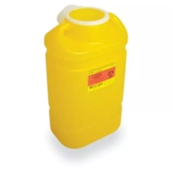 Becton-Dickinson Collector Chemotherapy Sharps 5gal One Piece Screw Cap Yellow Ea, 8 EA/CA (305578)