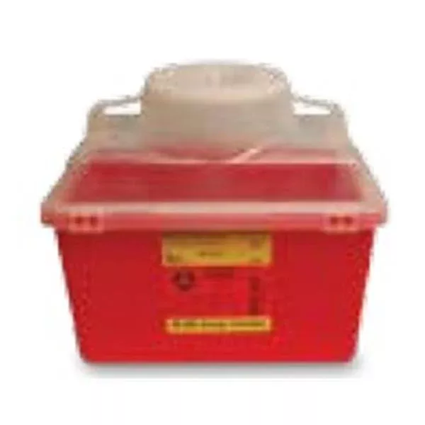 Becton-Dickinson Collector Sharps 14qt Red/Clear Ea, 20 EA/CA (305464)