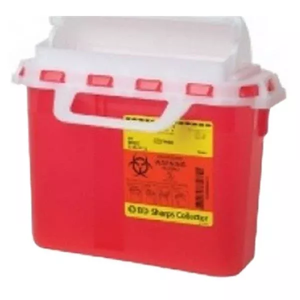 Becton-Dickinson Collector Sharps Recykleen 2gal Red 2gal/Ea, 10 EA/CA (305435)