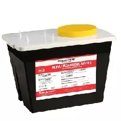 Bemis Healthcare Container Biohazard Sentinel Plstc 2g Ld/Pst RCRA/Nstbl Blk 30/Ca