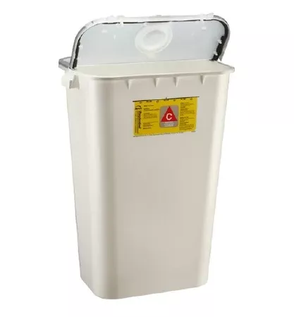 Bemis Healthcare Container Sharps Sentinel 11gal Plstc Rnd Opn White 6/Ca