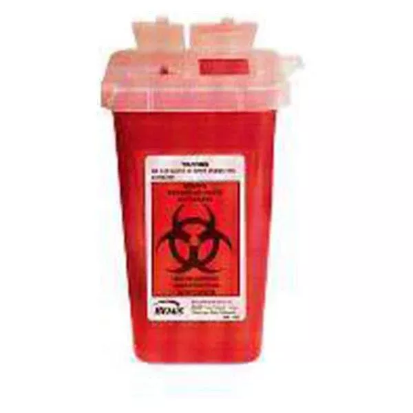 Bemis Healthcare Container Sharps Sentinel 2gal Plastic Translucent Red ea, 30 EA/CA (102 030)