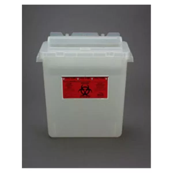 Bemis Healthcare Container Sharps Sentinel 3gal Plastic Translucent Beige 12/Ca (303 020)