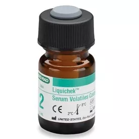 Bio-Rad Laboratories Assayed Control Liquichek Serum Volatiles Control Level 2 6 X 5 mL - M-914473-2076 | Box of 1