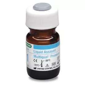 Bio-Rad Laboratories Assayed Control Multiqual Premium Assayed Level 1 6 X 5 mL - M-1026508-2728 | Box of 6